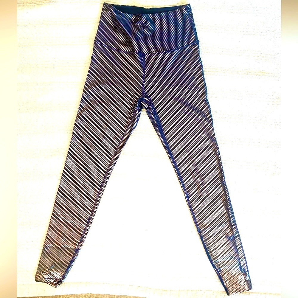 Beyond Yoga Speckled Chrome leggings